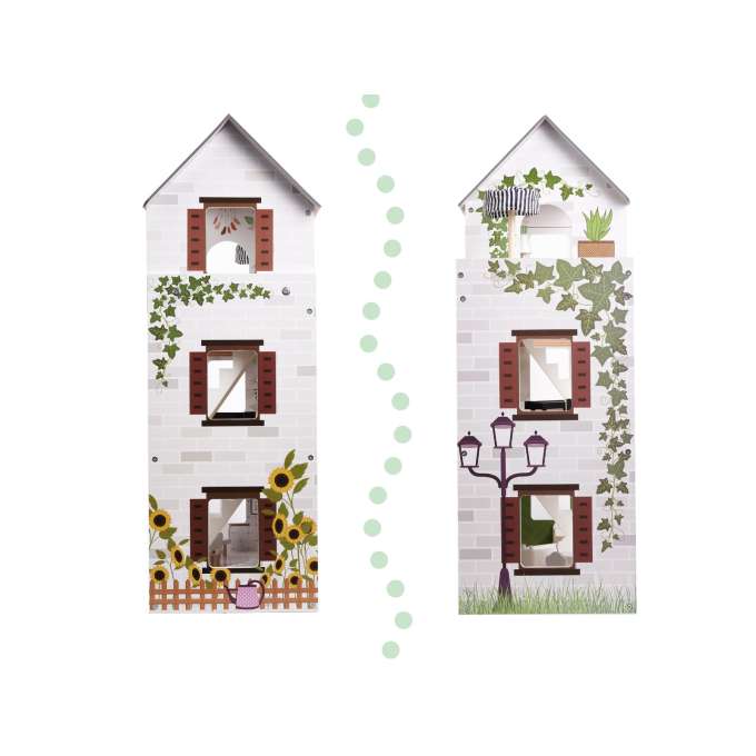 LULILO Domek dla lalek drewniany apartament Ikonka boho 