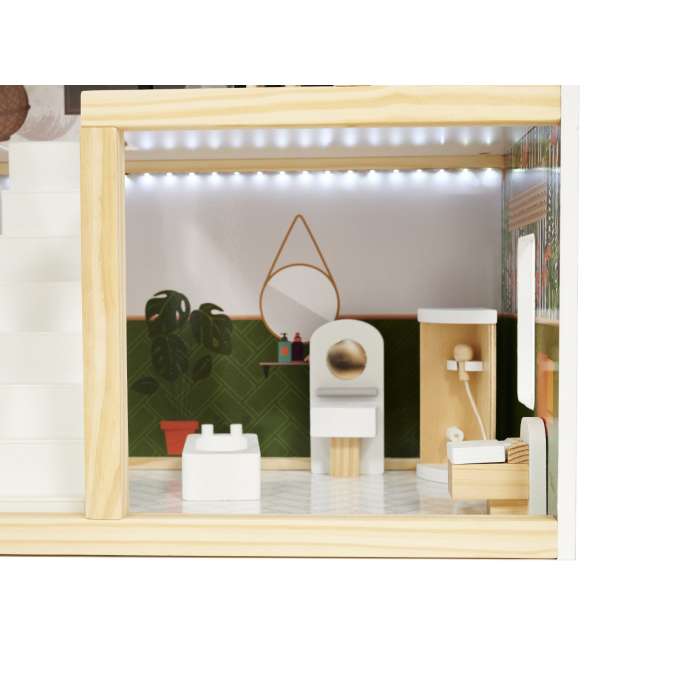 LULILO Domek dla lalek drewniany apartament Ikonka boho 