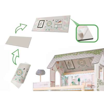 LULILO FLORO boho LED wooden dollhouse