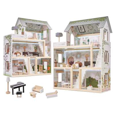LULILO FLORO boho LED wooden dollhouse