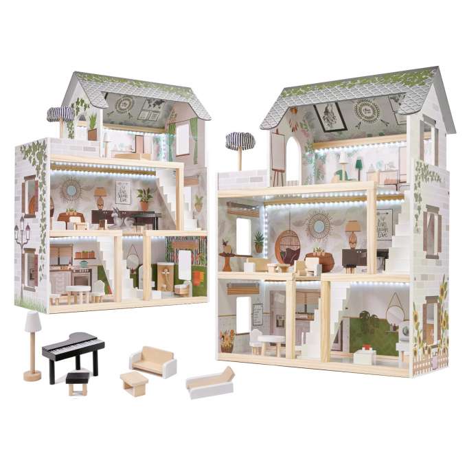 LULILO FLORO boho LED wooden dollhouse