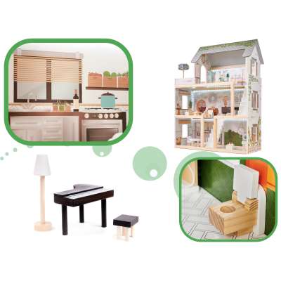 LULILO dollhouse wooden apartment Icon boho