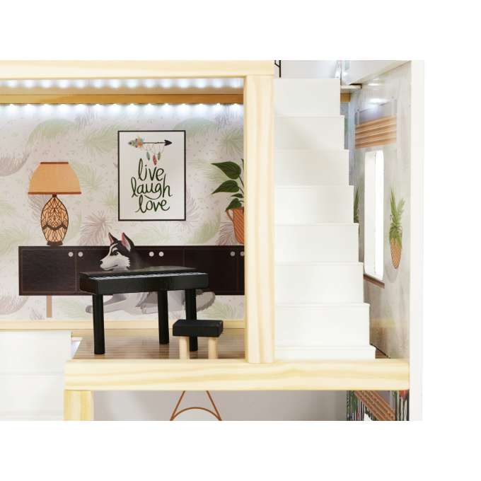 LULILO dollhouse wooden apartment Icon boho