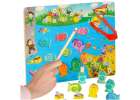 Montessori bee bee magnet wooden fishing game 1