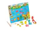 Montessori bee bee magnet wooden fishing game 6