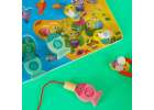 Montessori bee bee magnet wooden fishing game 9