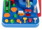 Obstacle course interactive parking lot racing 4 cars 5