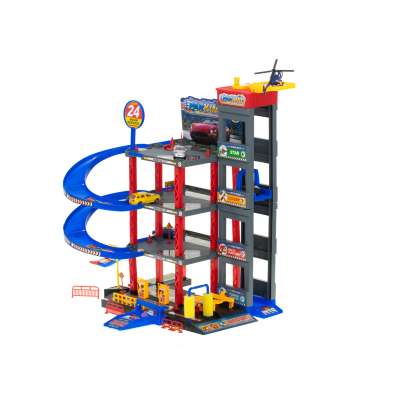 Parking storied garage gas station car wash