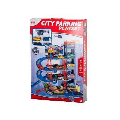 Parking storied garage gas station car wash