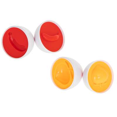 Puzzle egg blocks 12 pcs extruded Montessori fruits and vegetables