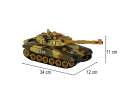 RC War Tank 9993 2.4 GHz desert tank 10