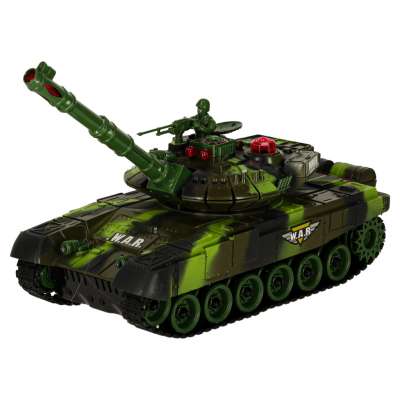 RC War Tank 9993 2.4 GHz forest camouflage tank