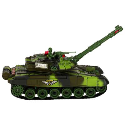 RC War Tank 9993 2.4 GHz forest camouflage tank