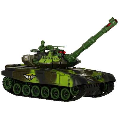 RC War Tank 9993 2.4 GHz forest camouflage tank