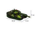 RC War Tank 9993 2.4 GHz forest camouflage tank 11