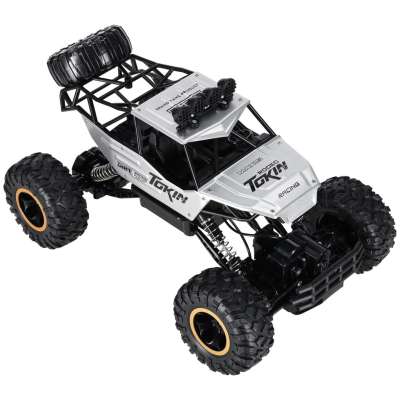 RC car Rock Crawler 1:12 4WD METAL silver