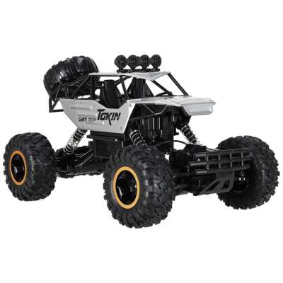 RC car Rock Crawler 1:12 4WD METAL silver