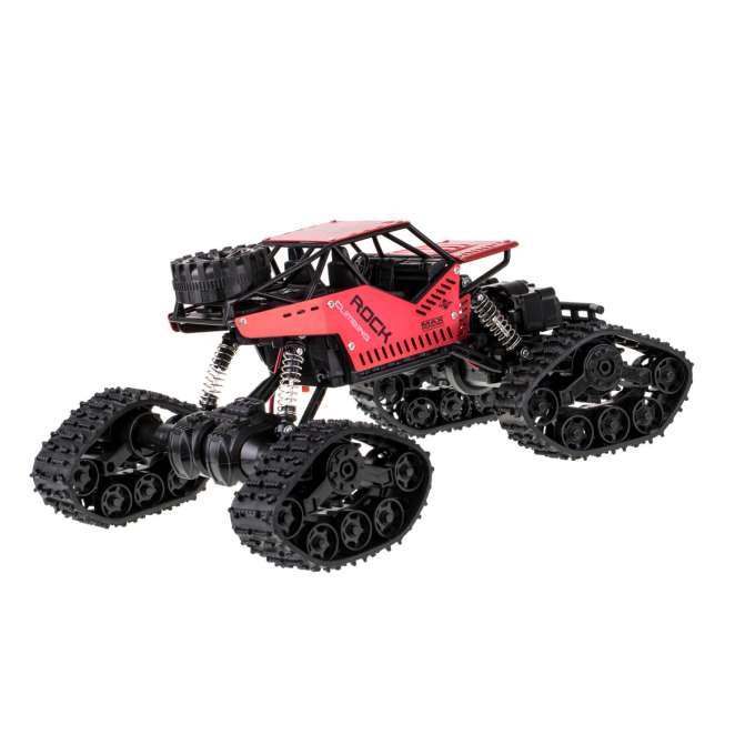 Samochód RC zdalnie sterowany Rock Crawler 4x4 LHC012 auto 2w1 czerwony