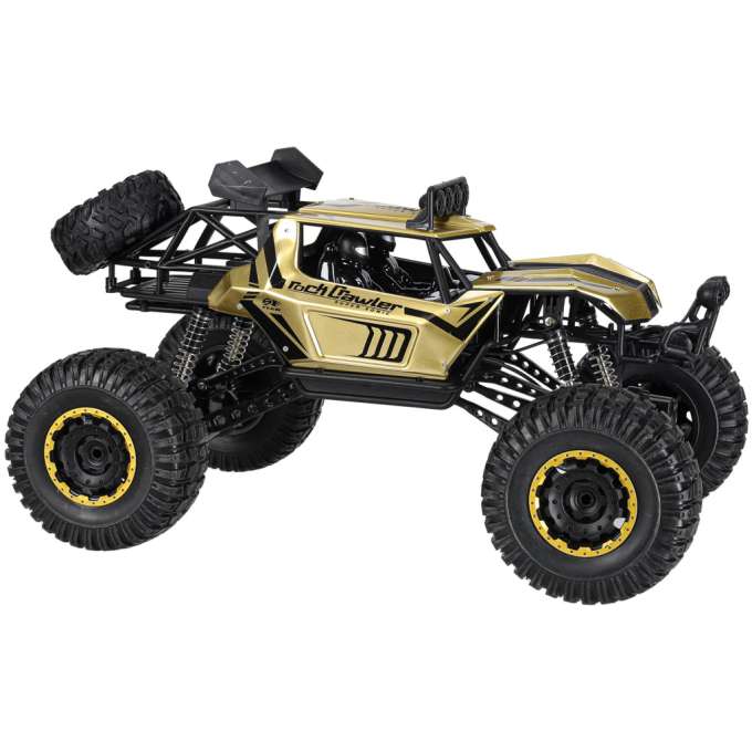 Samochód zdalnie sterowany 2,4GHz 1:8 51cm metal złoty