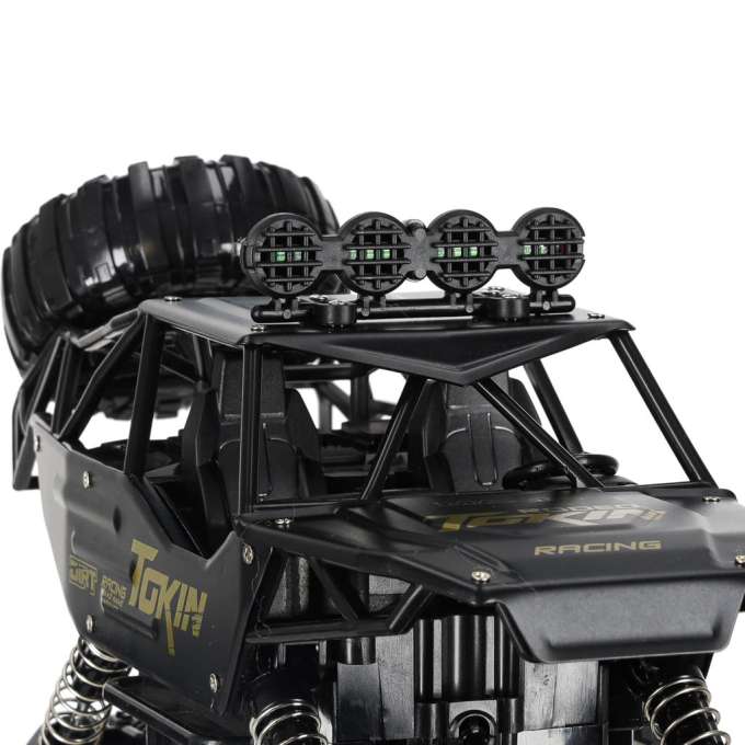 Samochód zdalnie sterowany na pilota RC Rock Crawler 1:12 4WD METAL czarny