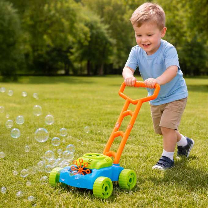 Soap bubble mower liquid bubble machine