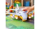 Transporter aircraft + 6 cars construction vehicles side/front 2
