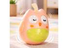 Wańka wstańka owl sensory sway pink 9