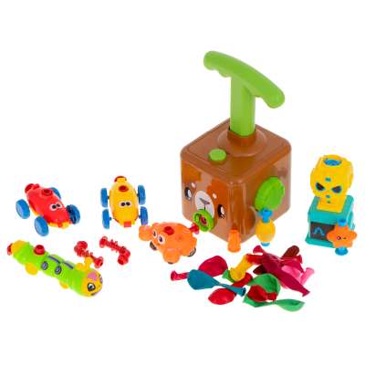 Aerodynamic car teddy bear balloon launcher