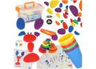Creative pebbles colorful montessori puzzle 1