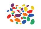 Creative pebbles colorful montessori puzzle 5