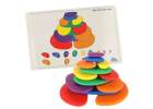 Creative pebbles colorful montessori puzzle 12