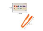 Creative pebbles colorful montessori puzzle 15