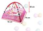 Educational Mat Playpen Pool with balls pink 3