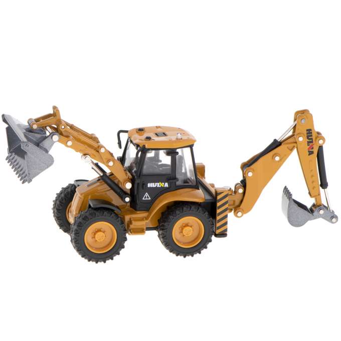 Excavator loader bulldozer with bucket Die-Cast H-toys metal model 1:50