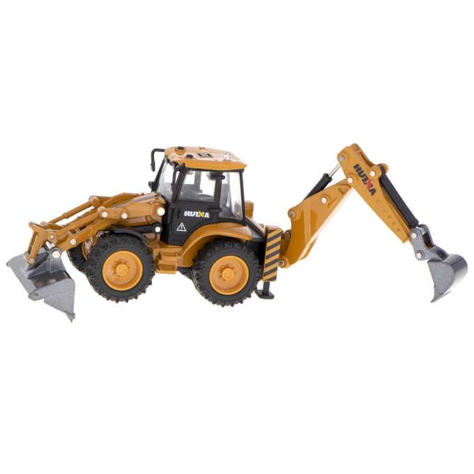 Excavator loader bulldozer with bucket Die-Cast H-toys metal model 1:50
