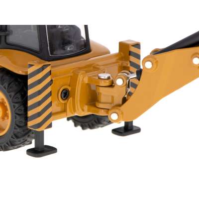 Excavator loader bulldozer with bucket Die-Cast H-toys metal model 1:50