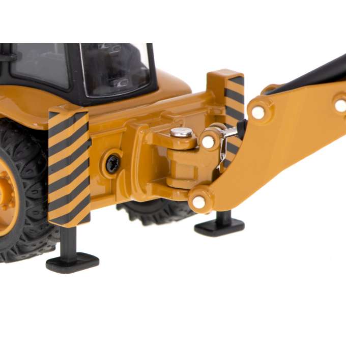 Excavator loader bulldozer with bucket Die-Cast H-toys metal model 1:50