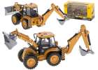 Excavator loader bulldozer with bucket Die-Cast metal model H-toys 1704 1:50 1