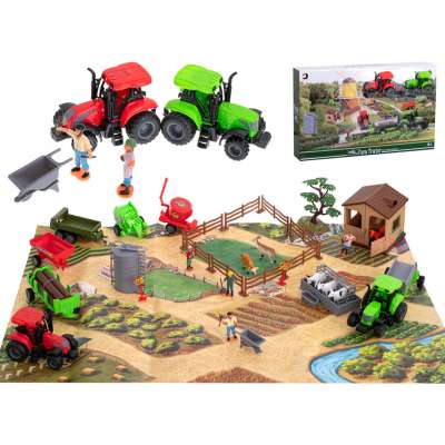 Farm a farm with animals and machinery 49pcs.