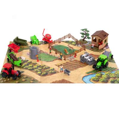 Farm a farm with animals and machinery 49pcs.