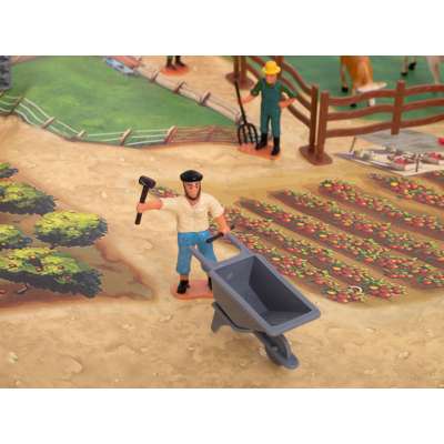 Farm a farm with animals and machinery 49pcs.
