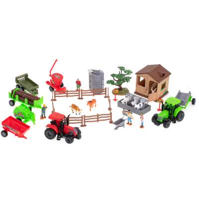 Farm a farm with animals and machinery 49pcs.