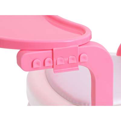 Feeding and play table chair pink