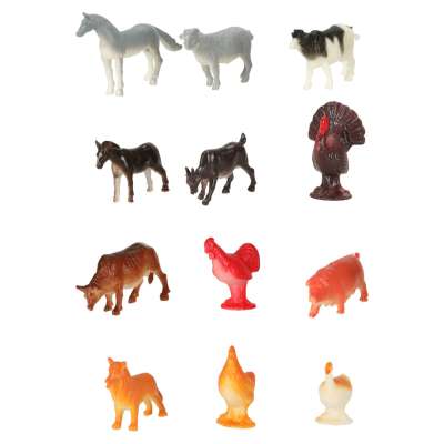 Figurines sea animals wild homestead dinosaurs set mix 48pcs