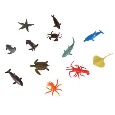 Figurines sea animals wild homestead dinosaurs set mix 48pcs