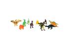 Figurki zwierzęta morskie dzikie zagrodowe dinozaury zestaw mix 48sztuk 11
