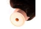 Hairdresser's training head with natural hair 4