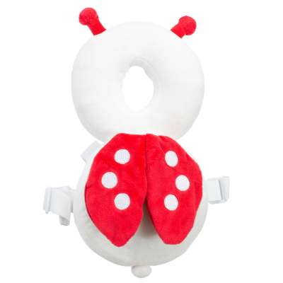 Head protection cushion for learning to walk backpack fall safety ladybird