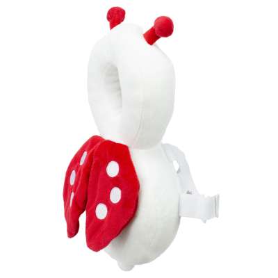 Head protection cushion for learning to walk backpack fall safety ladybird