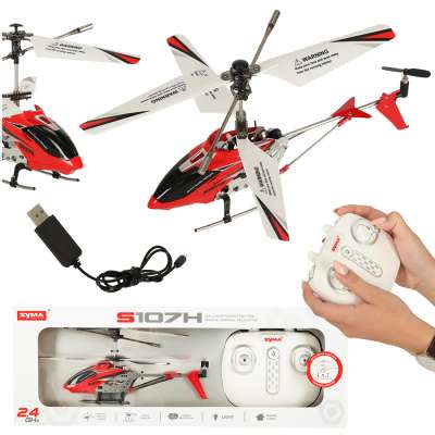 Helikopter RC SYMA S107H 2.4GHz RTF czerwony